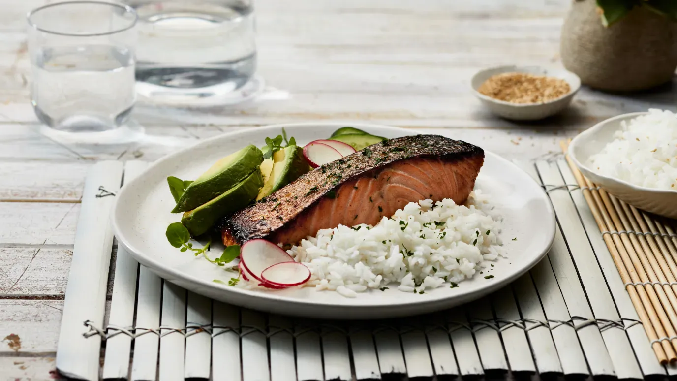 Pan-fried Salmon with Parsley