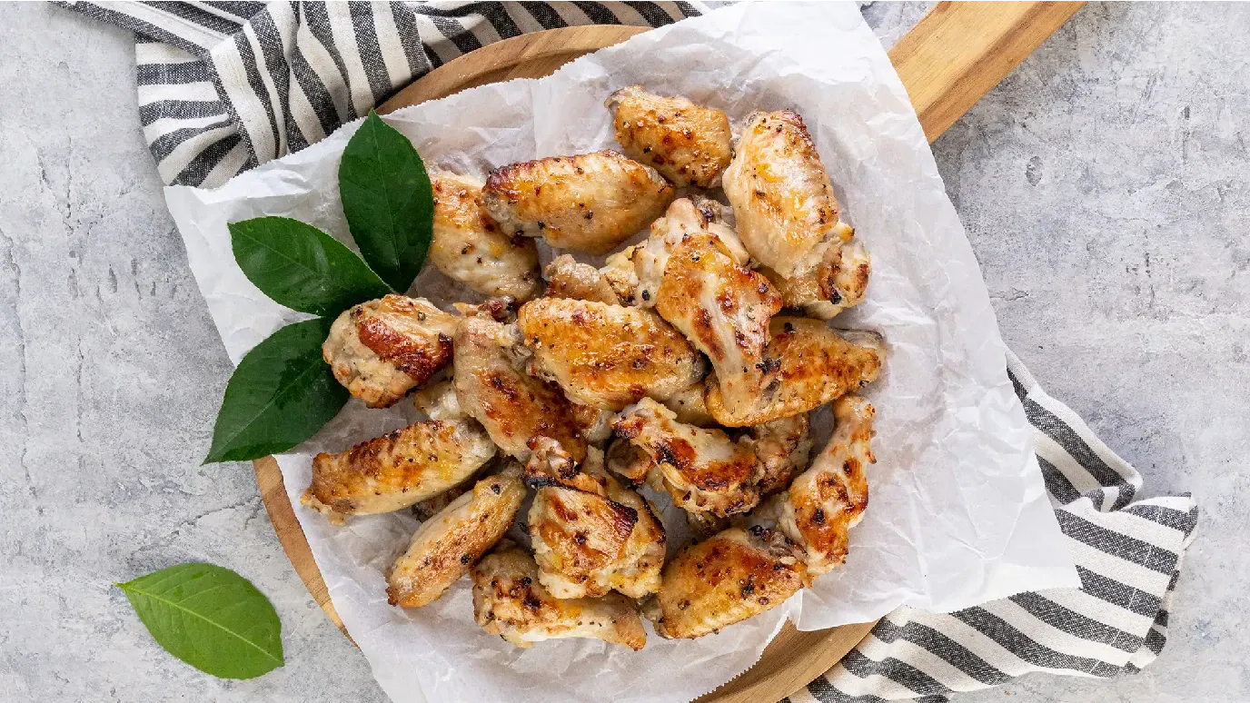 Roasted Zesty Chicken Wingettes